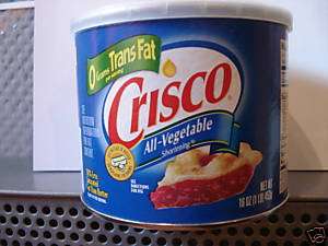 Crisco Gleitgel Gleitmittel Backfett 453g Dose  