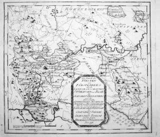 1789   Landschaft Fürstenberg/Baar Kupfer Karte Reilly  