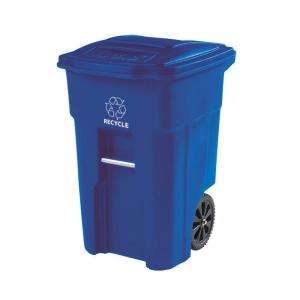 Toter 48 gal. Toter Recycle Cart for Recycling 025548 01BLU at The 