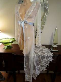 NWT Gown CLAIRE PETTIBONE Bride Robe Nightgown  Lace 