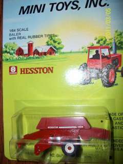 mini 1/64 farm toys Hesston large square baler USA  