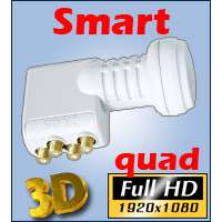 LNB Quad Smart Titanium nur 0,1dB Rauschmass HDTV 4022338360133 