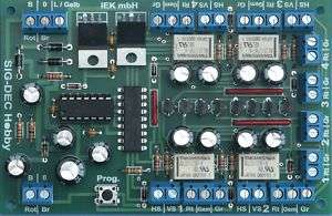 Digitaler Signaldecoder für Märklin Hobby Lichtsignale.  