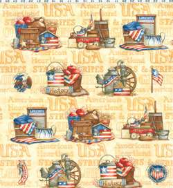 American Valor Fabrics by Diane Knott Y0751 2 Cream  