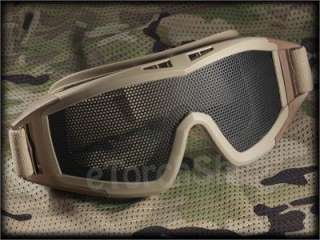 Airsoft Tactical Protection Mesh Glasses Goggle Lens DT  