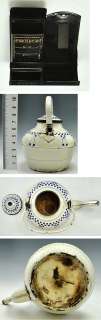Antique Agateware Pot and Match Box/Holder American Landis Store, PA 