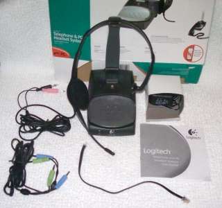Logitech Corded Telephone & PC Headset Electronic Communication System 