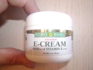 Natures Bounty Vitamin E Cream 2oz. Container Sealed BRAND NEW 0 