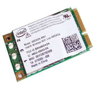 HP Wireless Intel 4965 4965AGN Wifi N MIni PCIe card  