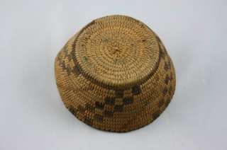 Small Old Papago Indian Willow Basket  