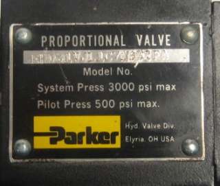 Parker Proportional Valve EHD31VJL1C7/234912 23A Bertea  