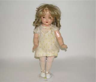 Antique 18 Shirley Temple Composition Doll  (DP)  