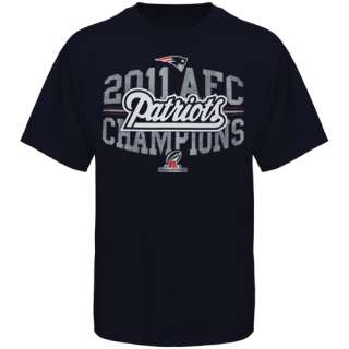 New England Patriots 2011 AFC Champions T Shirt   Navy Blue   XXL 