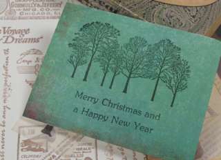 Decorative Stamps Rubber Stamp_Winter Forest  