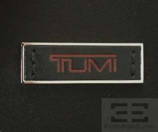 Tumi Black Nylon & Leather Trim Front Pocket Messenger Bag  