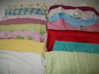 Plus Size Lot 16 Cute Soft PJ Tops & Bottoms sleepwear Pajamas 2X 18 
