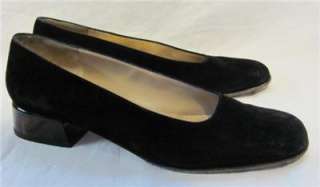 Vintage Salvatore Ferragamo Suede Dress Shoe Pump Women sz 7 AA  