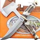 Marbles Genuine Stag Bowie Knife/Axe Combo Set Hawk Hunting