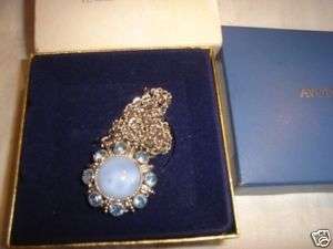 vintage AVON MOON MAGIC Pendant Necklace ORIG BOX 1974  