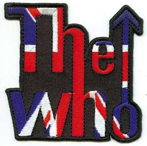 The Who  Logo Embroidered Patch, Iron/Sew On  