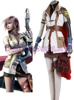 Final Fantasy XIII Lightning Cosplay Costume,all size  