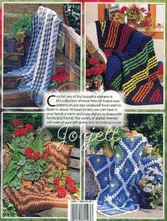 Easy Weekend Afghans, quick crochet afghan patterns  