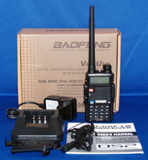 Baofeng UV 5R 2m/70cm Compact 4 Watt Handheld Transceiver   UK Seller 