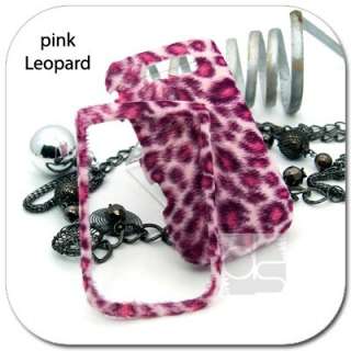 Leopard VELVET Hard Case Cover Blackberry Torch 9810  