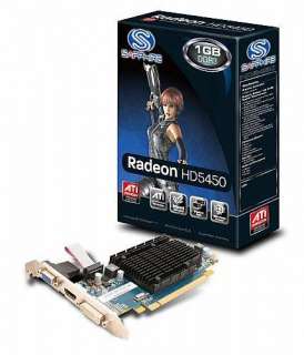 Sapphire ATI Radeon HD 5450 1GB DDR3 HDMI Graphics Card PCI E 2.0 