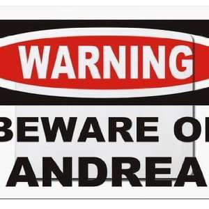  Warning Beware of Andrea Mousepad