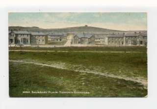 ms1815   huts at Tidworth Barracks   Salisbury Plain   postcard 