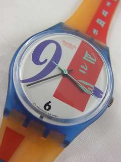 GN112 Swatch 1991 Bold Face Classic Authentic Artistic  