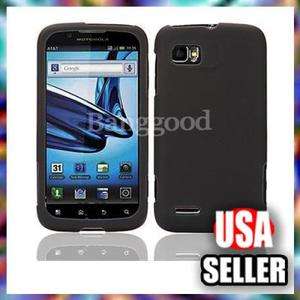   Rubber Coated Hard Case Cover For Motorola Atrix 2 II MB865 at&t NEw