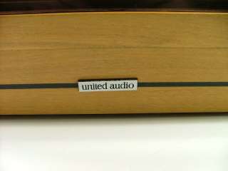 United Audio Dual 1218 Turntable Audio Technica stylus  