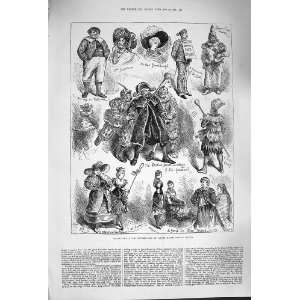   1879 CHARACTERS DANCE BALL COLNEY HATCH LUNATIC ASYLUM
