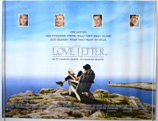THE LOVE LETTER (1999) Original Quad Film Poster   Ellen Degeneres 