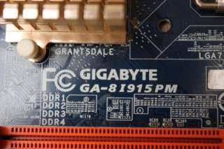Gigabyte GA 8I915PM Socket LGA775 PCI E Motherboard  