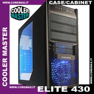 CASE COOLER MASTER ELITE 430 BLACK CABINET PC GAMING  