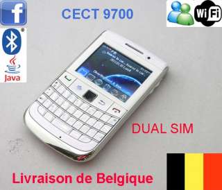 2GB WiFi CECT 9700 GSM+dual Sim+TV + Fackbook + + Mp4 Color Blanc 