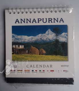 Annapurna Tisch Kalender 2012 NEPAL, Klein  