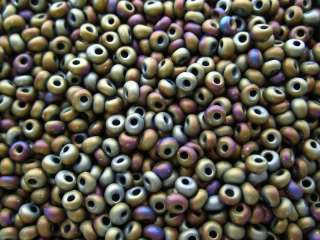 3MM Magatama Toho Seed Beads Brown Iris Met. Matte #614  