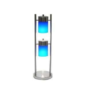  Welcome iHome Adjustable Table Lamp with 2 Light and Blue 