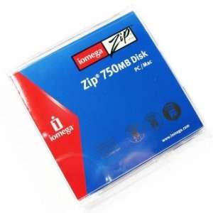  Iomega Zip Disk 750MB PC/MAC (1 Pack) Electronics