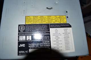 Autoradio JVC KW AVX 800 usata USB doppio DIN a Cotignola    