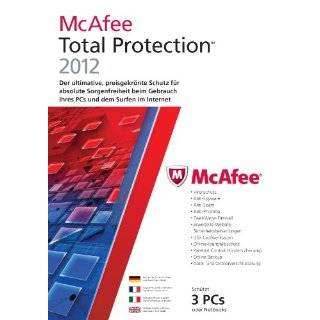Mcafee McAfee Total Protection 2012   3 User ( CD ROM )
