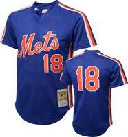 New York Mets #18 Darryl Strawberry Mitchell and Ness 1987