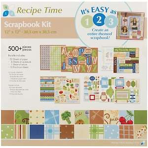 Cookbookin' Recipe Scrapbooking Kit