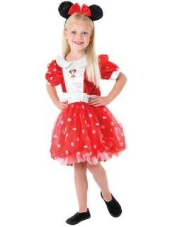 Girls Minnie Mouse Deluxe Red Dress   Small Very.co.uk