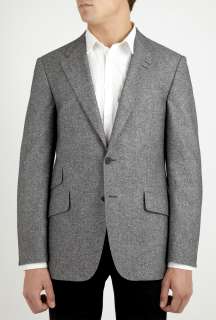Paul Smith London  Grey Ticket Pocket Byard Tweed Blazer by Paul 
