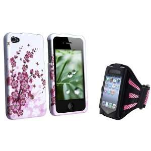 Armband Black Light Pink Compatible With Apple® iPhone® 4 AT&T 16GB 
